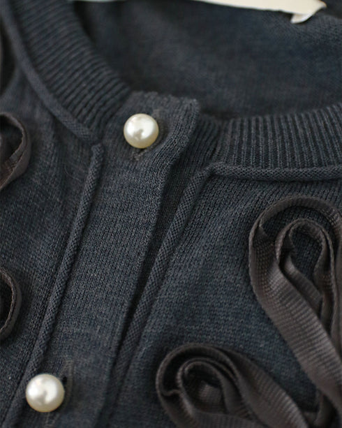 【再入荷】code embroidery cardigan